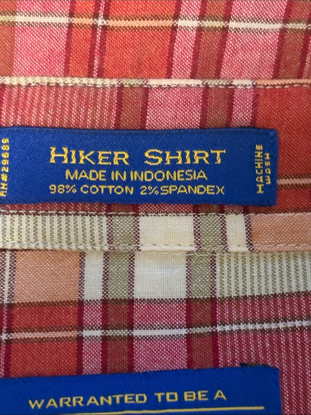 PENDLETON Hiker Shirt Red Plaid Short Sleeve Button Up Men's Large - Picture 8 of 10